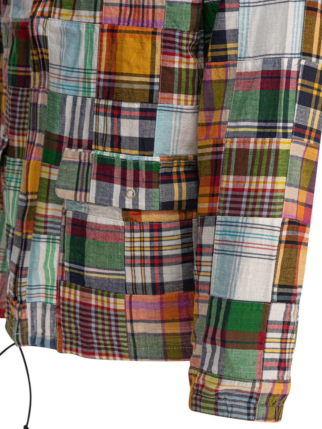 Beams Plus Swing Patchwork Madras Jackets and Coats - Green | 1b17ffa99b3c52711c45b0adfc9c094a90200cb3
