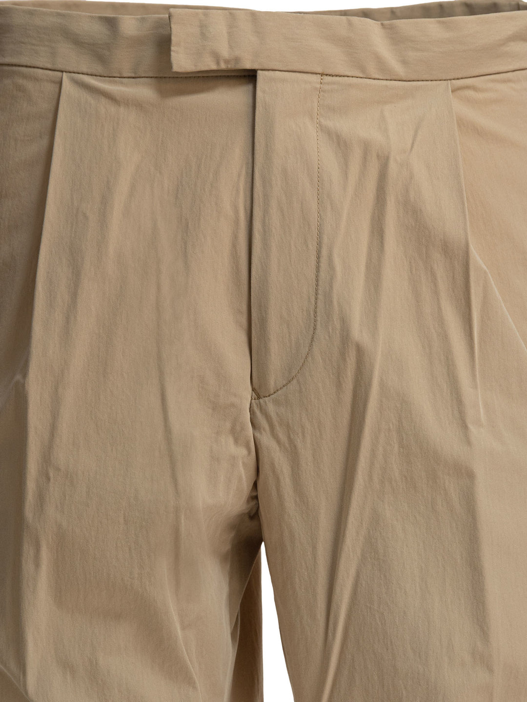 Beams Plus Travel Comfort Trousers - Beige | 39d53ef22d2b0c7bb42b5cc823b56c2c15dab177