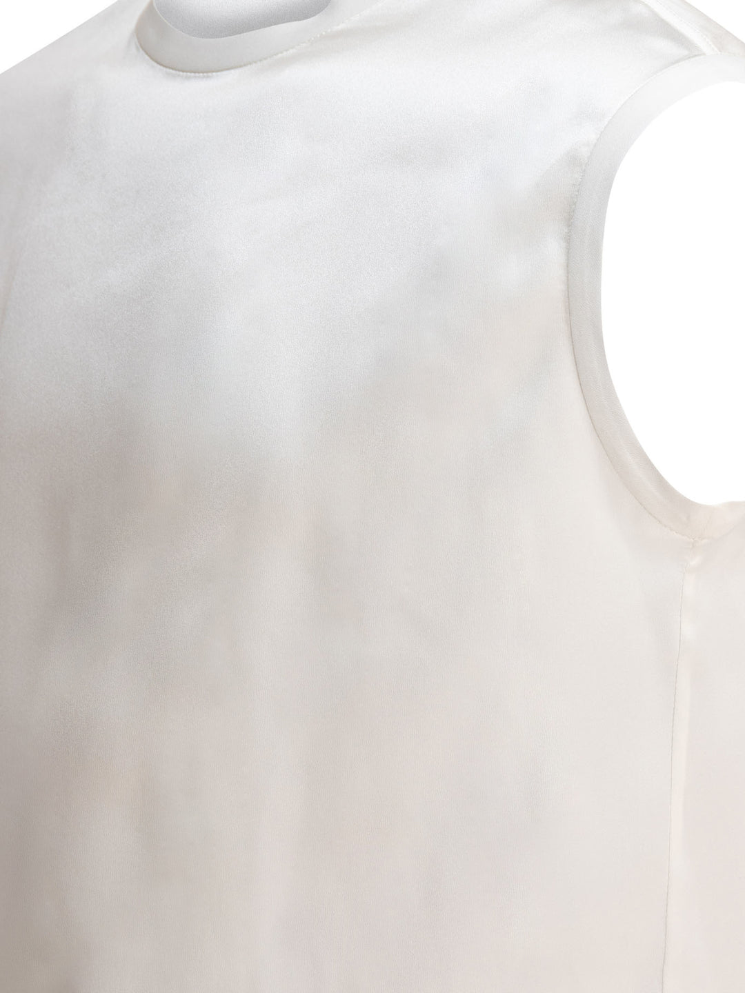 Brunello Cucinelli Satin Blouse Shirts - White | acedba4f01eb0f1c5f449359a3611880b3dd9be7