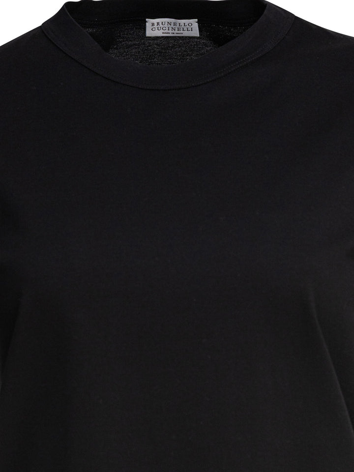 Brunello Cucinelli  T-shirts - Black | 4fe76ebcd96667dc47b3ecdba717b09d0245e266