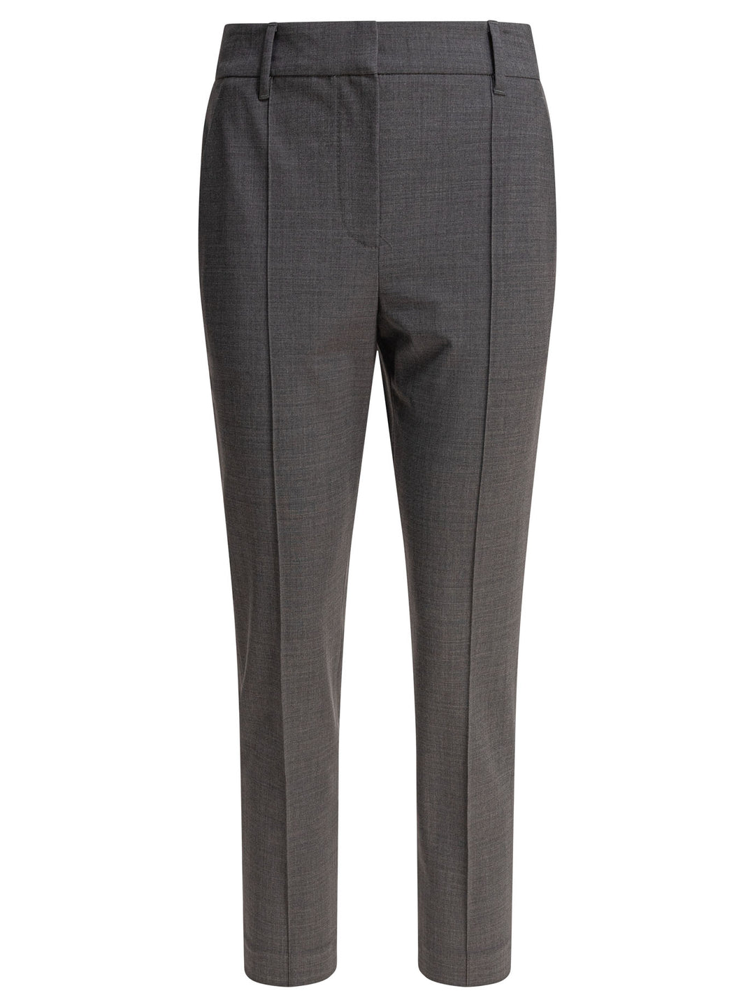 Brunello Cucinelli Wool Pants Trousers - Grey | 94a88f8647d1a63ceabb74d56b075cac10d8e99d