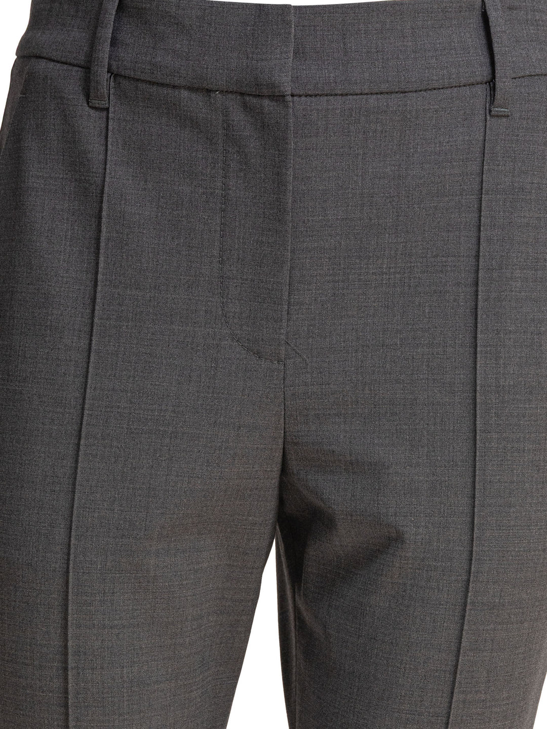 Brunello Cucinelli Wool Pants Trousers - Grey | 45b99af815ed0d399c03afdedcd8498f69b70ee8