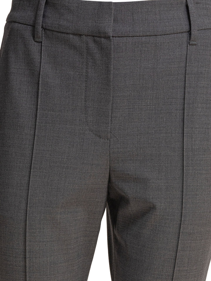 Brunello Cucinelli Wool Pants Trousers - Grey | 45b99af815ed0d399c03afdedcd8498f69b70ee8