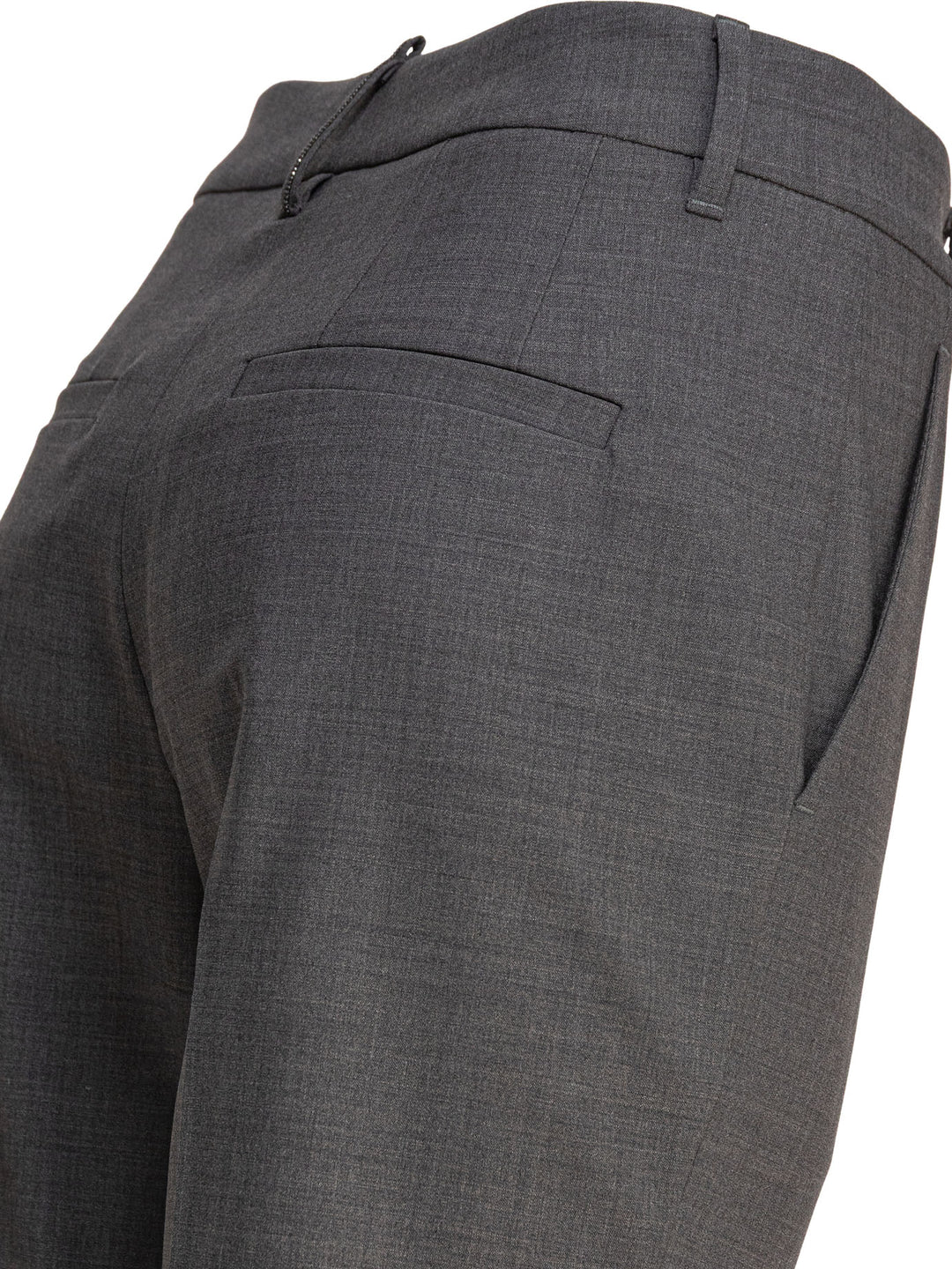 Brunello Cucinelli Wool Pants Trousers - Grey | 0ec3eb9038ab0f54d0e1b7f406292952ccf62967