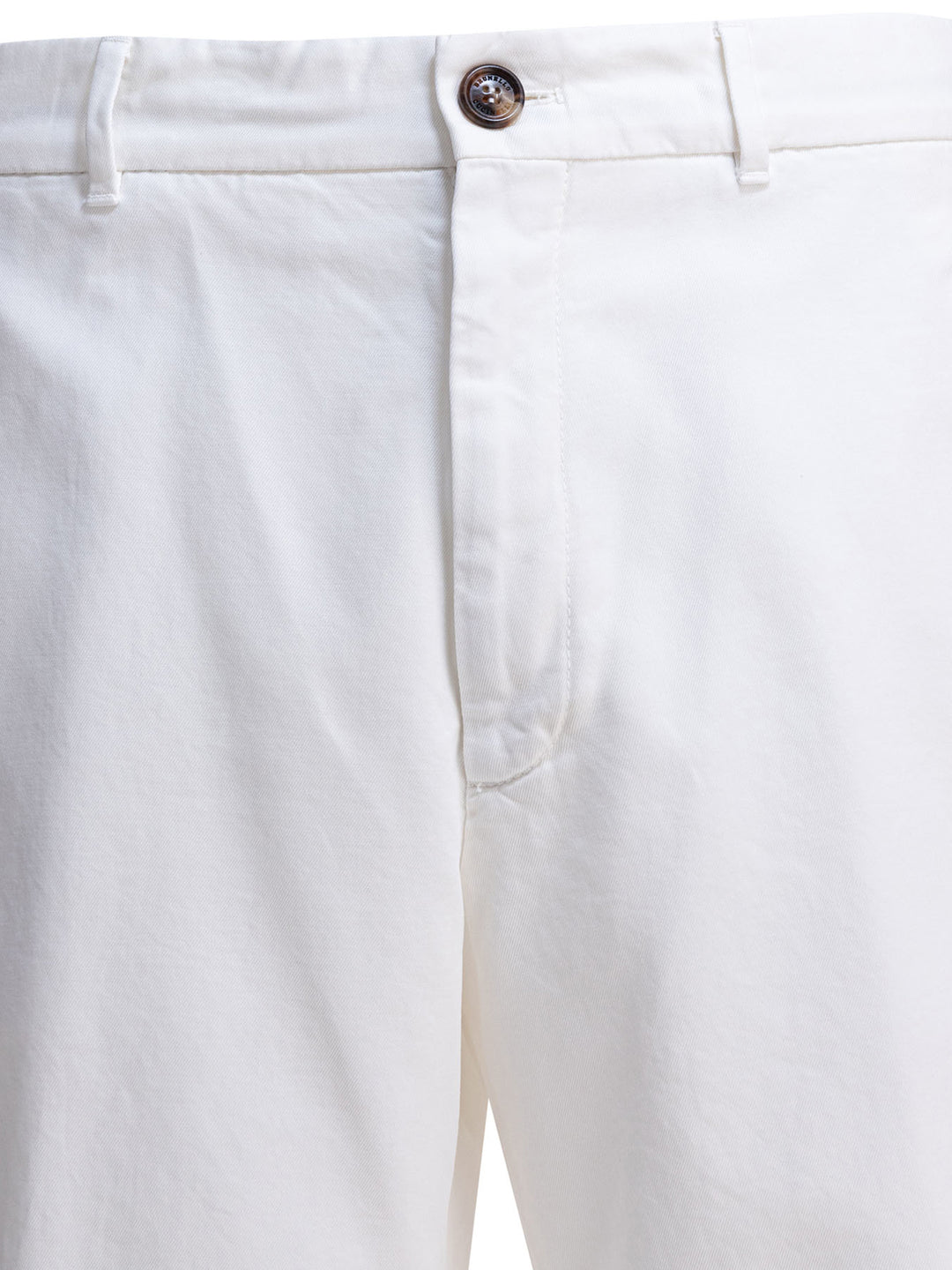 Brunello Cucinelli Cotton Gabardine Bermuda Shorts - White | ab9b83cf2718621de4e6f294a66b382cd896dc38