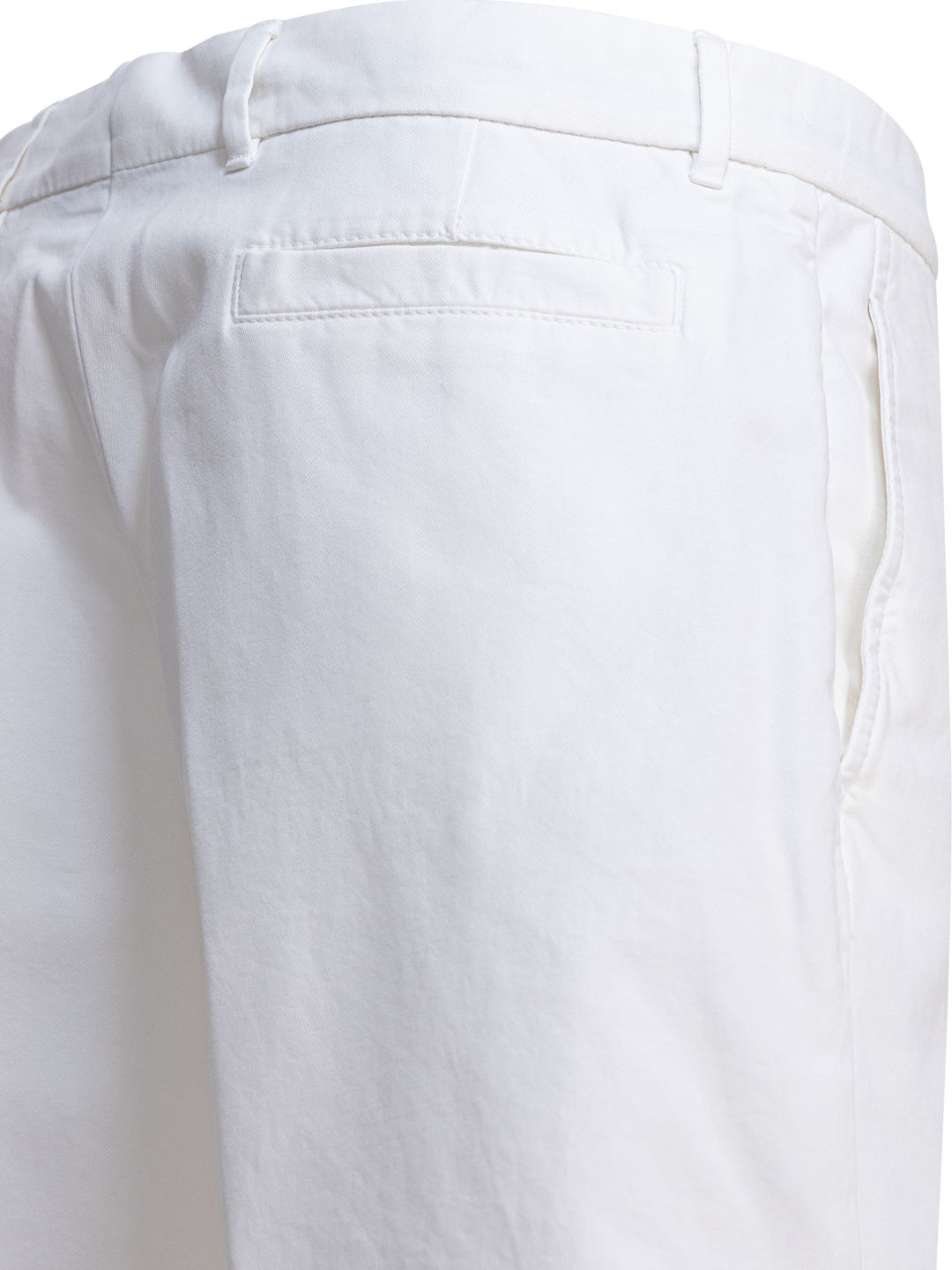 Brunello Cucinelli Cotton Gabardine Bermuda Shorts - White | 0bfe3f457a6ec52a219985d2847d2a3c383d98ef