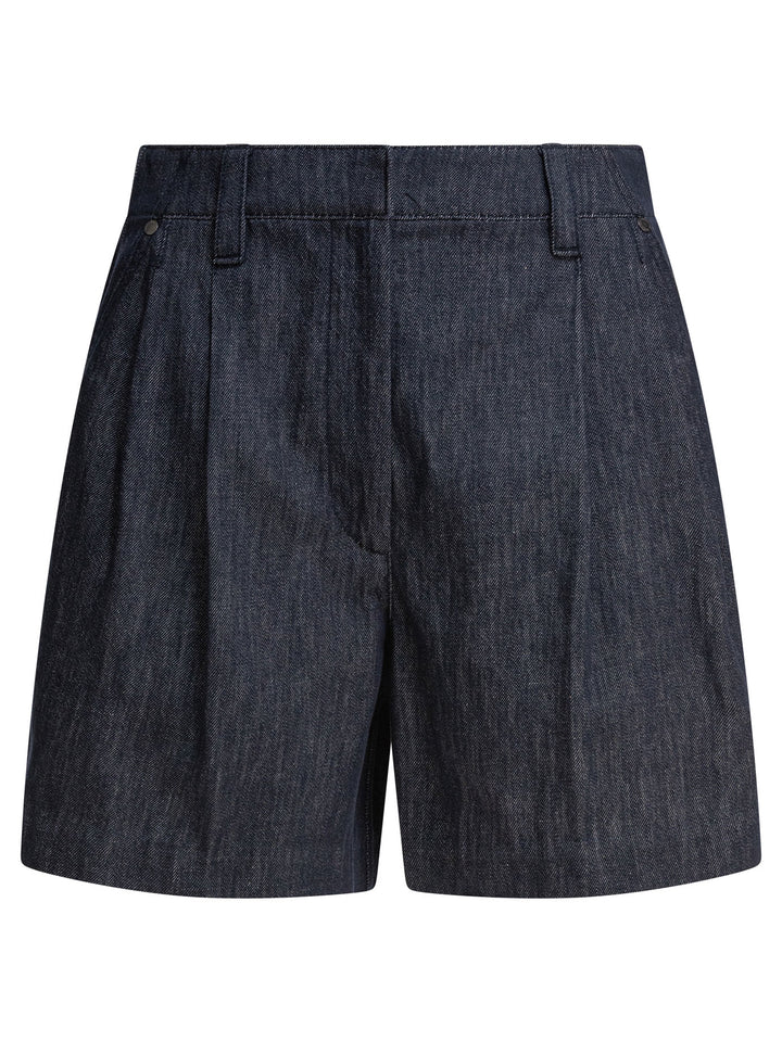 Brunello Cucinelli Baggy Shorts - Blue | f3d3abcfdcbbc3012a234773887a28cebc7fdf38