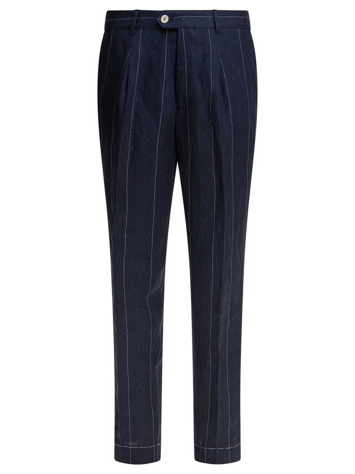 Brunello Cucinelli  Trousers - Blue | d755a4ca48b6590fcf633bc8ca4cfe8a5324c619