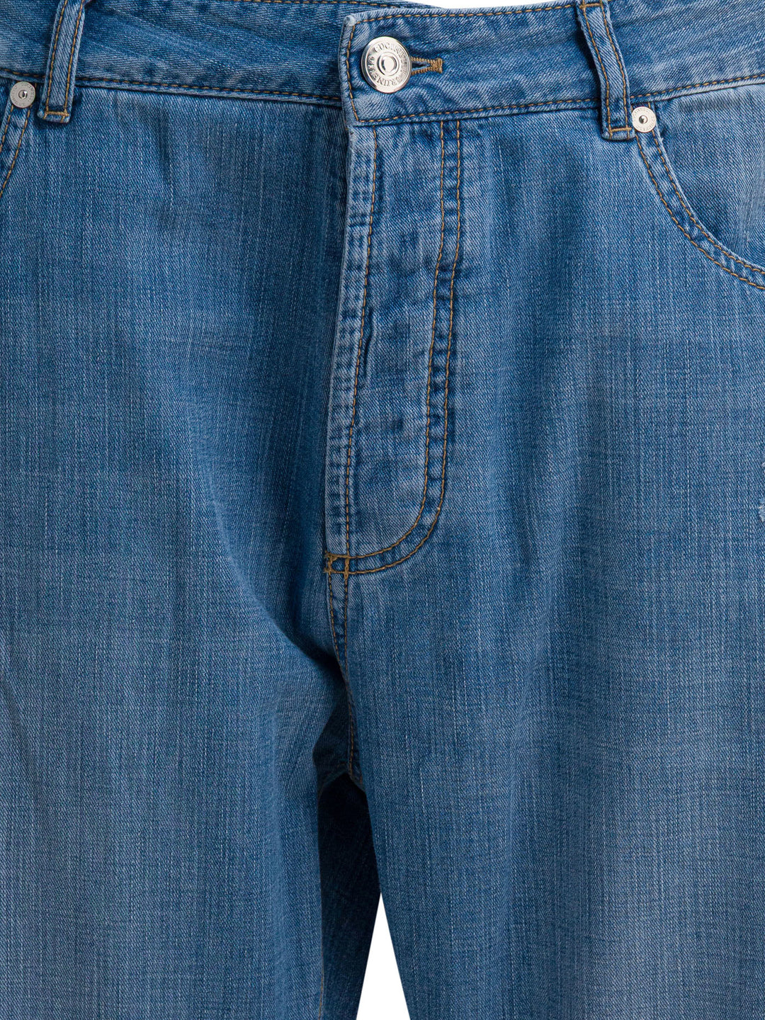 Brunello Cucinelli Five-Pocket Leisure Fit Jeans - Light blue | b54759a5aca824e83c97d5c2302add798e5e7592