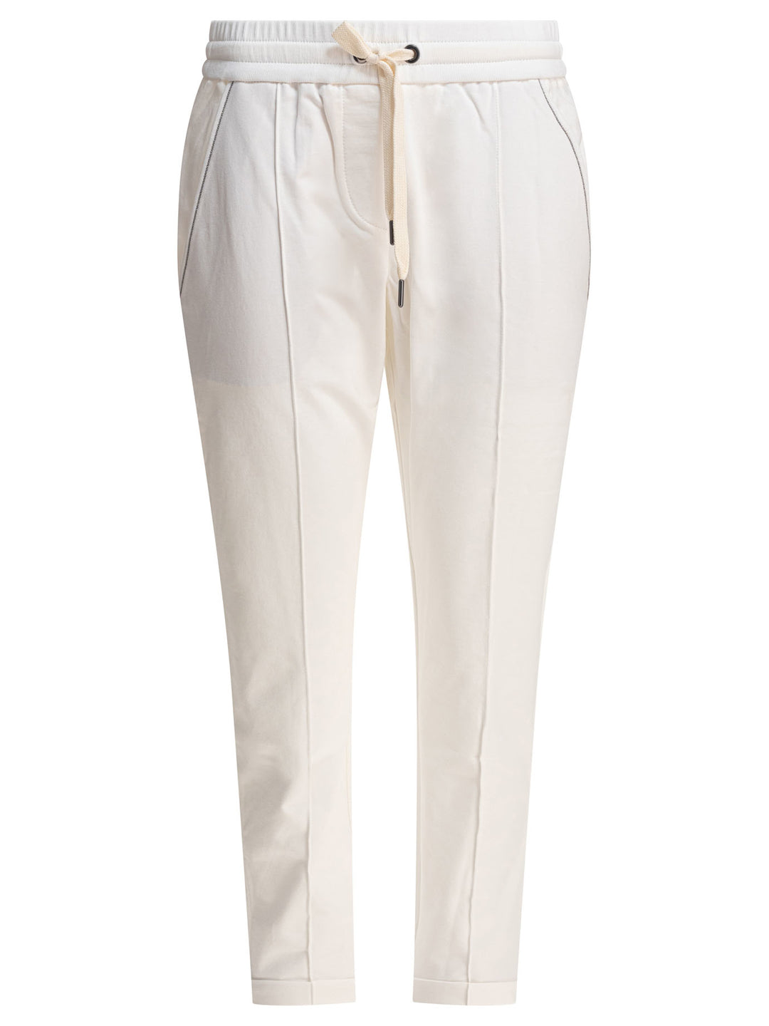 Brunello Cucinelli Track Trousers - White | c75a5b3c27143850687ee31d6aadb9bc7d31ae3d
