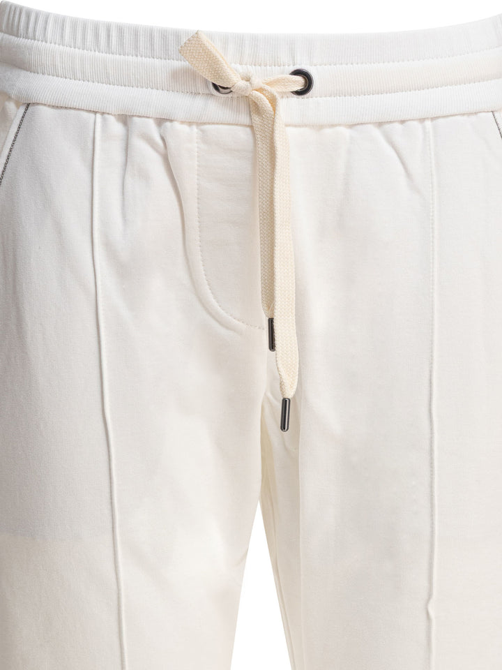 Brunello Cucinelli Track Trousers - White | fb912d585cf55102991cdc72228338fa94785adb