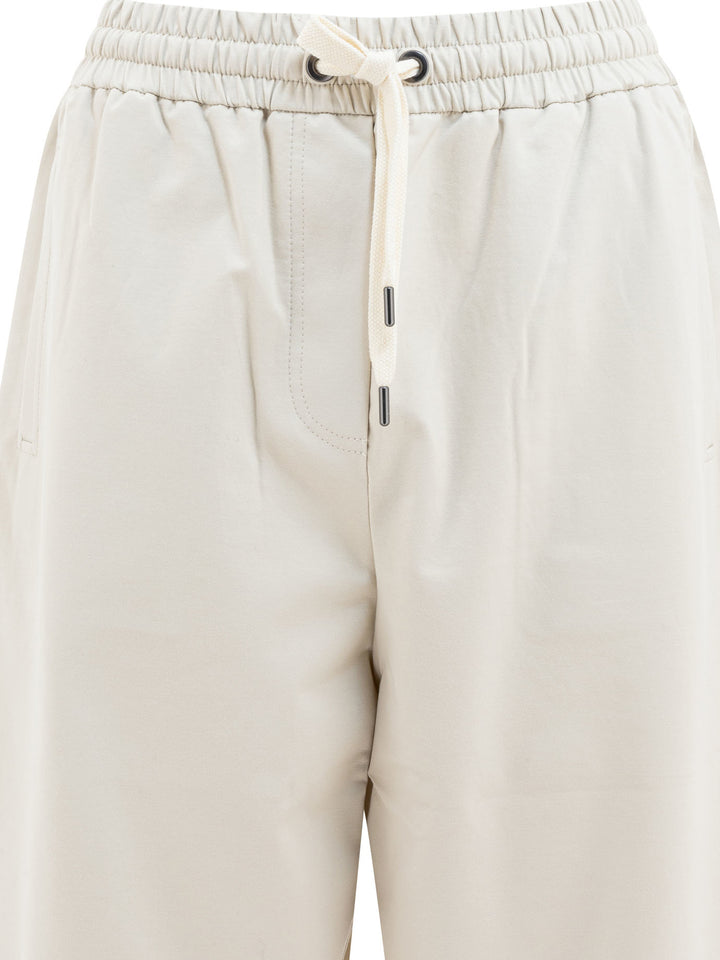 Brunello Cucinelli Track Trousers - White | 6600ff70100ab6c048f1a3b3906674c255a9d159