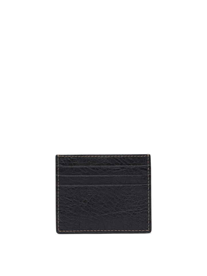 Brunello Cucinelli Calfskin Leather Card Holder Wallets & Card holders - Black | 783ffe2a7ce1ebfb93c206eb97ad008a87431169