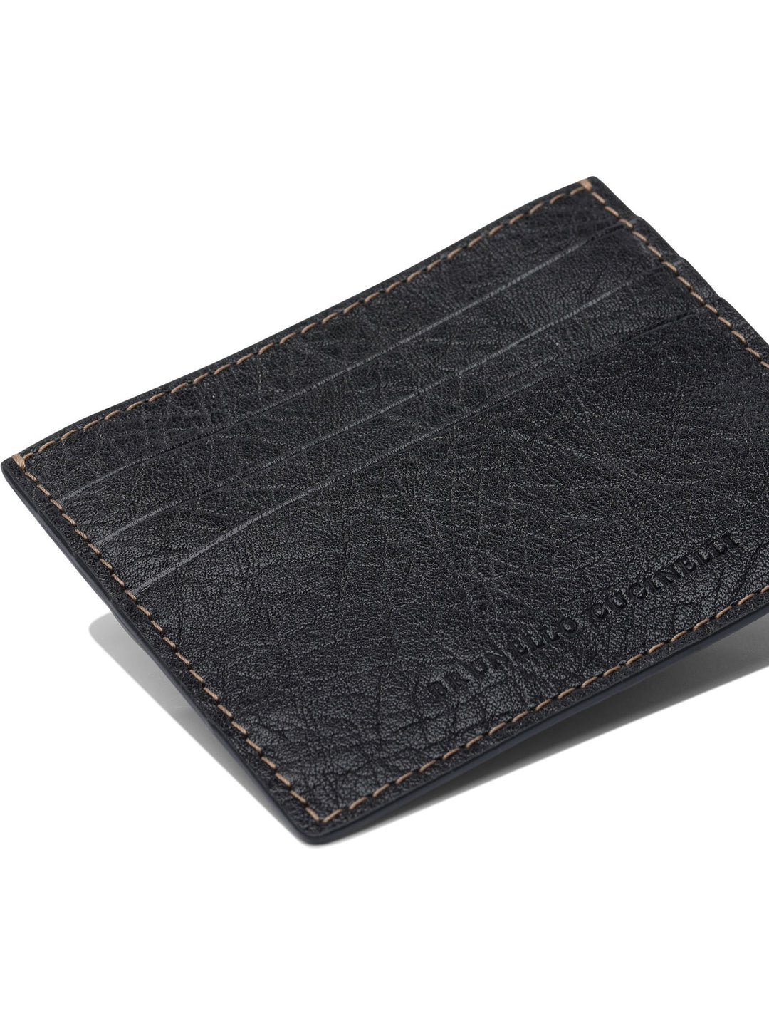 Brunello Cucinelli Calfskin Leather Card Holder Wallets & Card holders - Black | 723fe2826872e8c06d997d032b9cb659b9d1374f