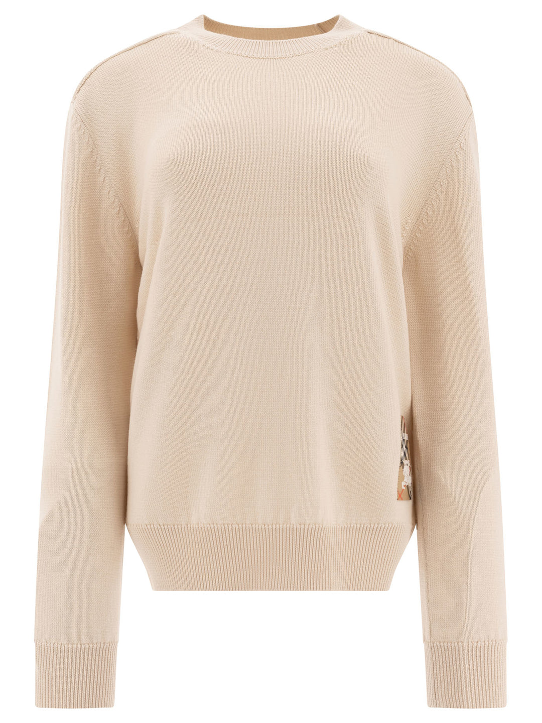 Burberry Wool Crew Neck Sweater Knitwear - Beige | 27d60c2f9df180353401c50632d7a411f520bfcb