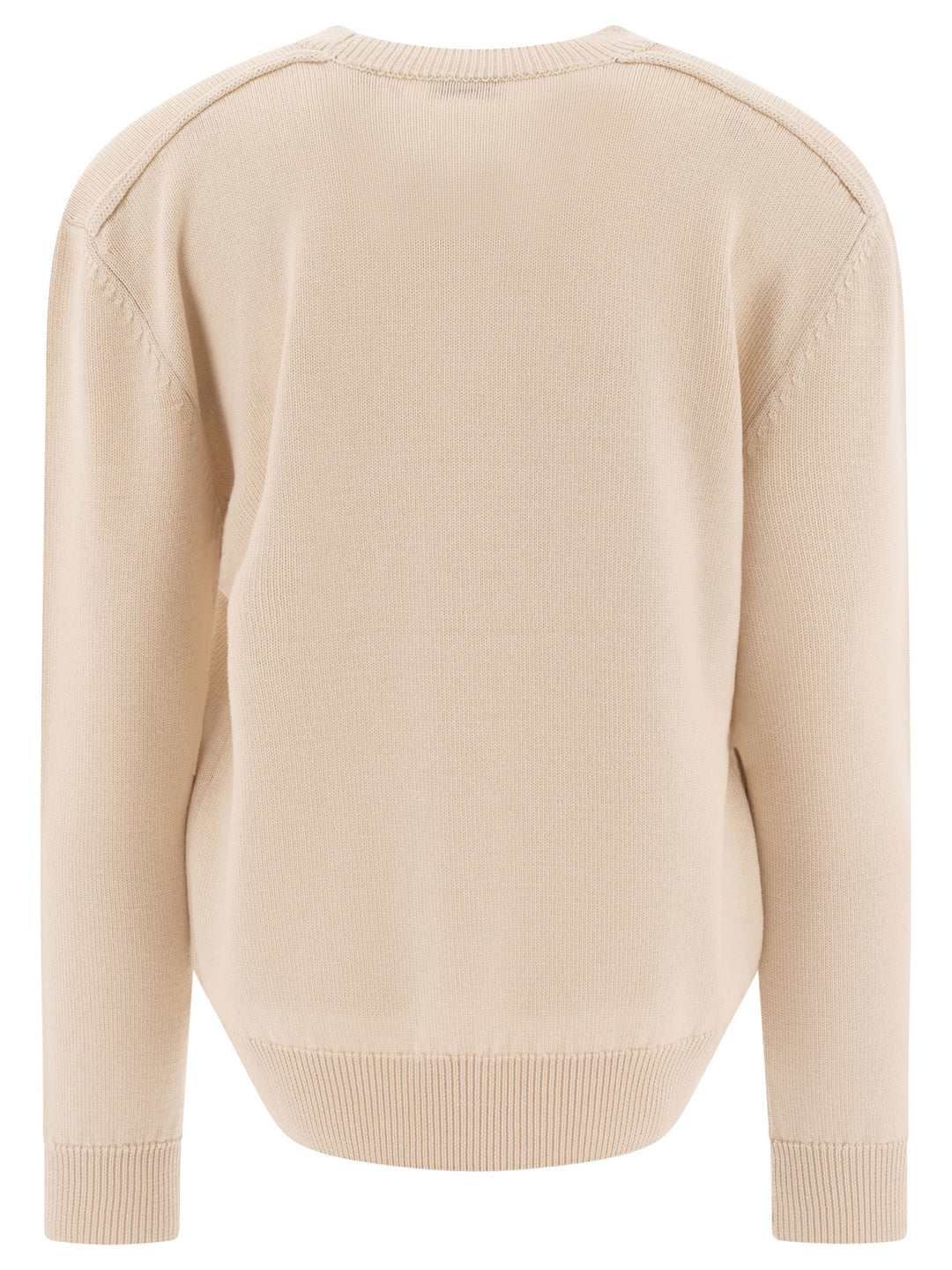 Burberry Wool Crew Neck Sweater Knitwear - Beige | bda3347a96999c86171bc9818ec1343655db49a5
