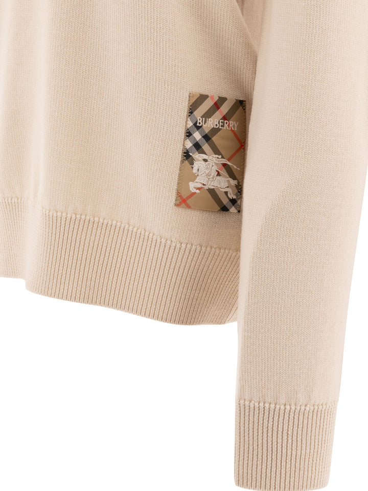 Burberry Wool Crew Neck Sweater Knitwear - Beige | 9c0125d7a0523ba28ca834152989e7598ad580bc