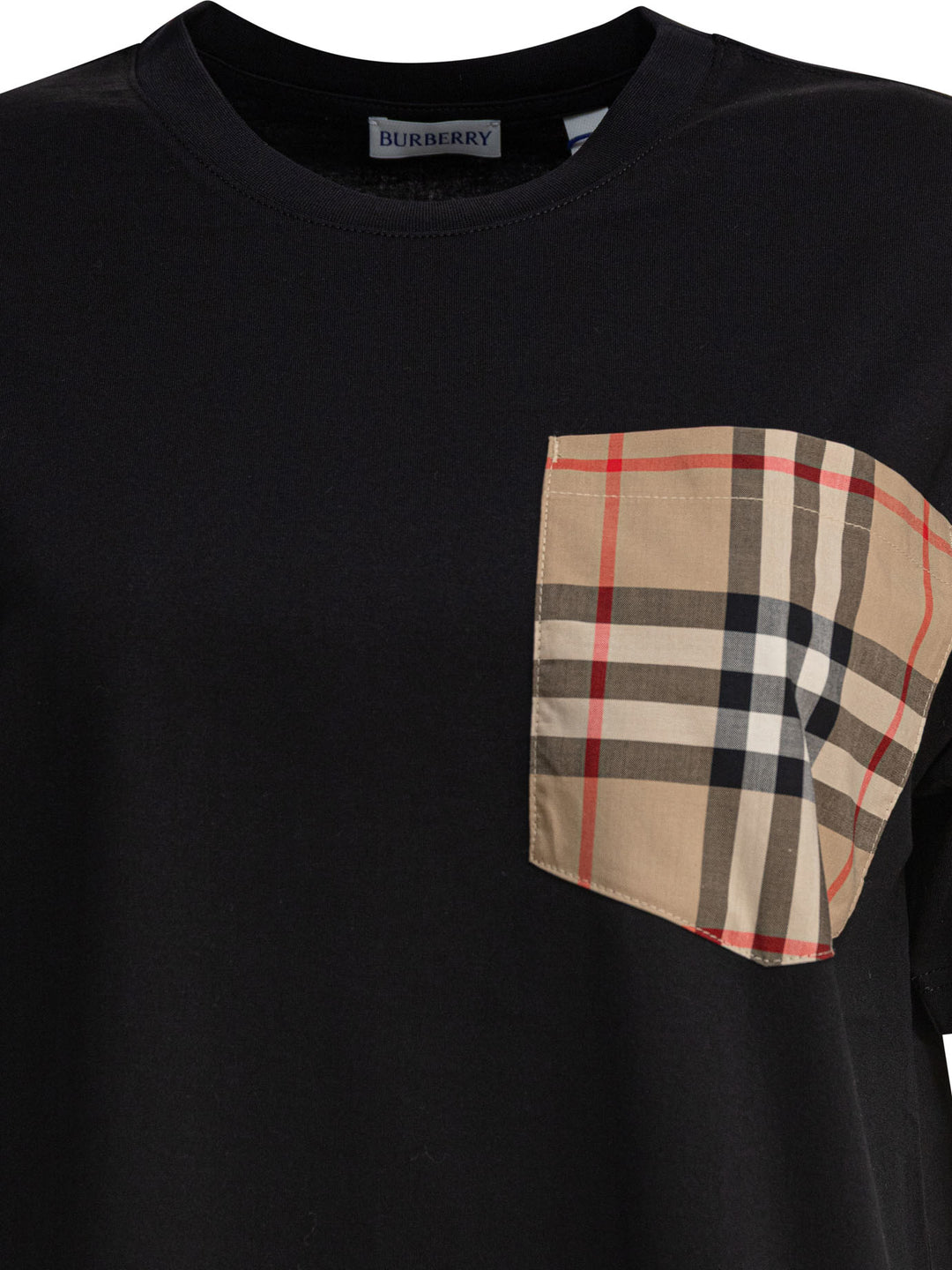 Burberry Cotton Crew Neck T-Shirt T-shirts - Black | 87274e01e63d78eca34a9332a4b04c19baa3f3be