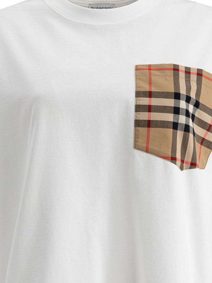 Burberry Cotton Crew Neck T-Shirt T-shirts - White | 6307655b89ebb1ad82370efe2946d874b61e2c21