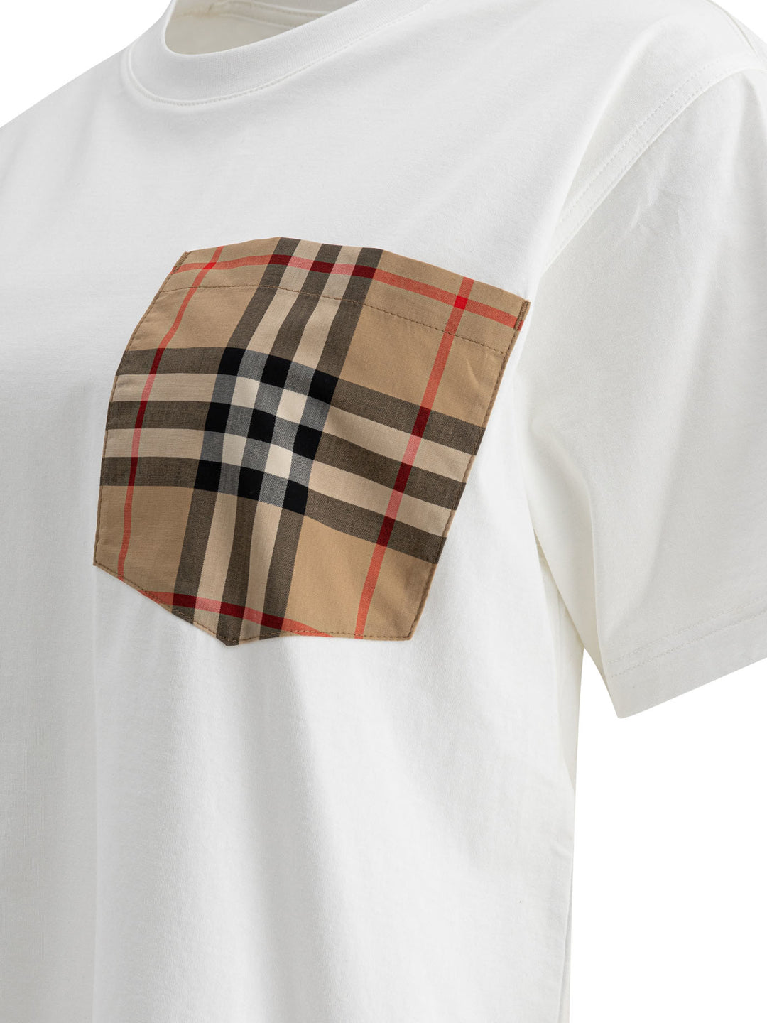 Burberry Cotton Crew Neck T-Shirt T-shirts - White | 496b9838e929ffd8f3454dba2c4afee8066ce3c8