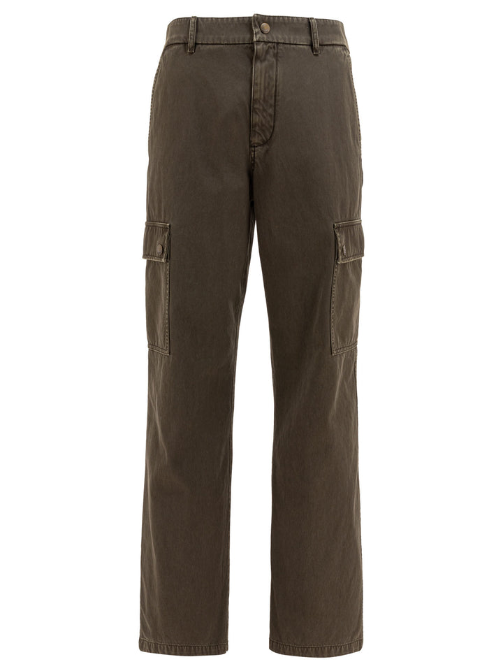 Burberry Gabardine Cargo Trousers - Brown | 27e77e52c4526a646436e48da4129b06453c3a3d