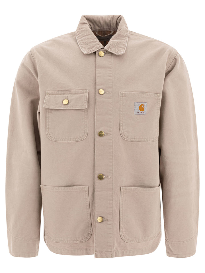 Carhartt Wip Michigan Coat Jackets and Coats - Beige | d4e5254c112d1e5a3e7c653c104ad8bc7cd54a69