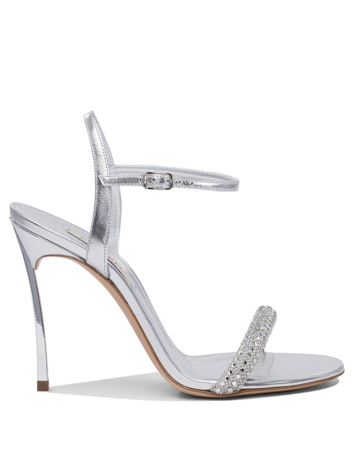 Casadei Stratosphere 100mm Sandals - Silver | 9b616497a7390c1e825d0a40bd5bd9db877a490a