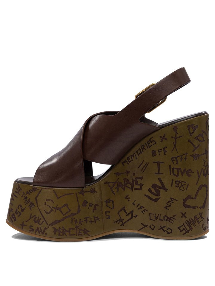 Chloé Maxime Sandals - Brown | e91685b7c1b97ed937a76eda6c2e193535a1efbc