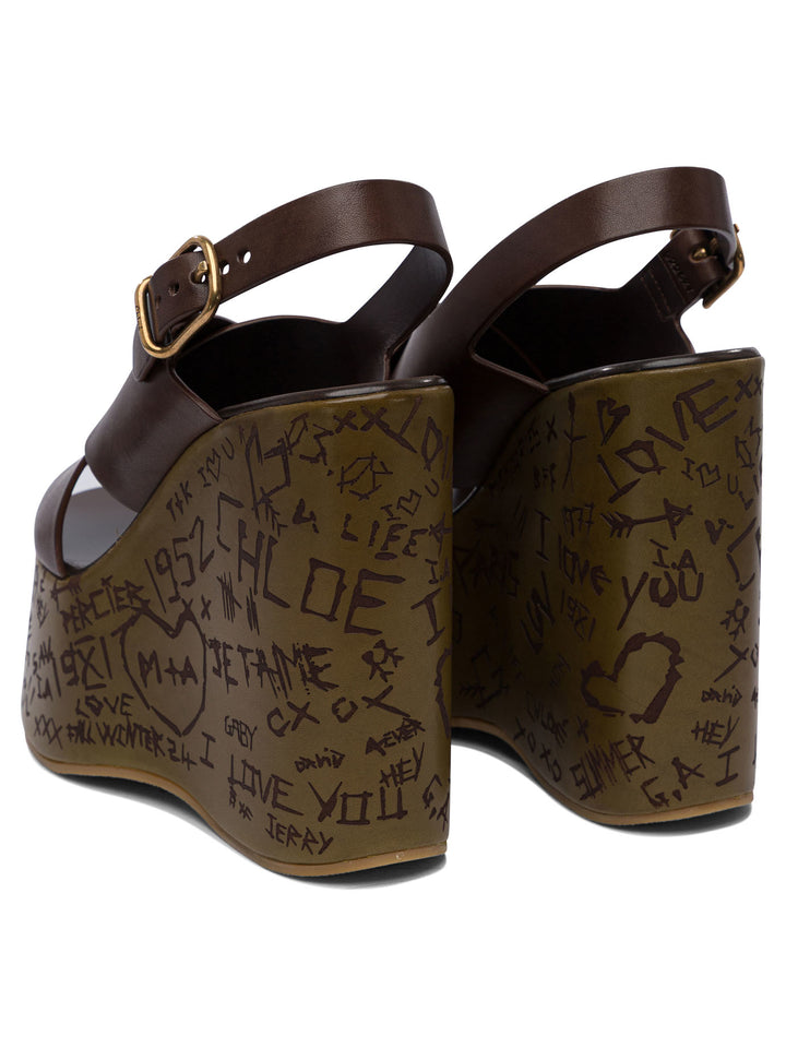 Chloé Maxime Sandals - Brown | 23532fd082bf99f20b2b993bd71a8bf4be9ef9ae