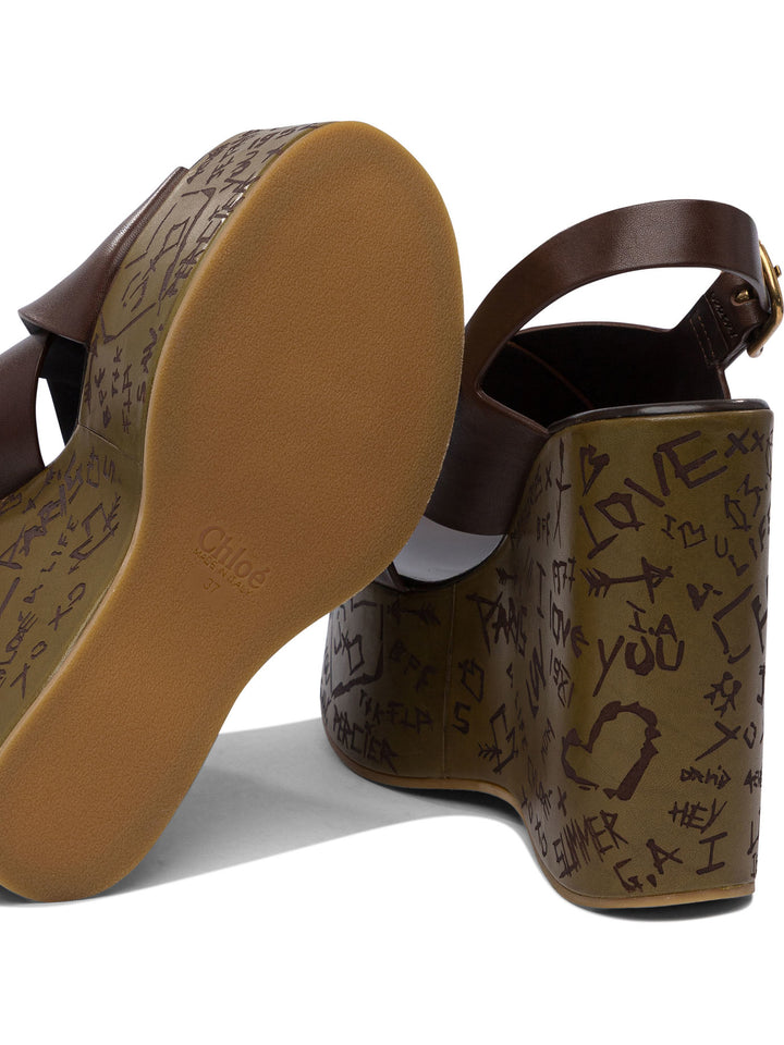 Chloé Maxime Sandals - Brown | fa657ed6650691d77585bfe347f2172881872741