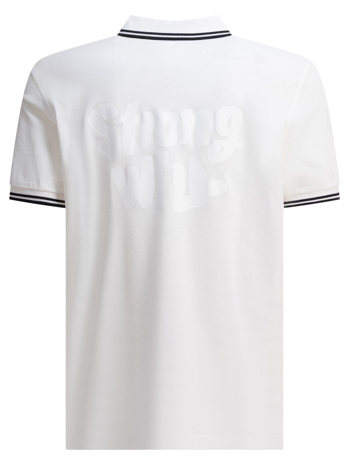Comme Des GarçOns Shirt Cdg Strong Will Polo shirts - White | d9ec62fddfbc92a1f3b27e7841d8025c2255f4ba