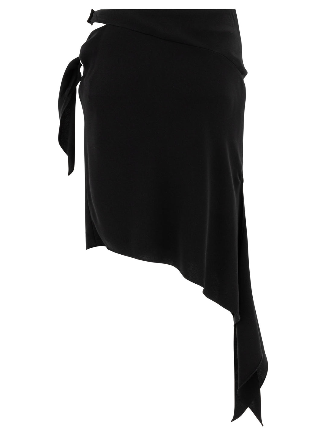 CourrèGes Cut Out Skirt With Knot Skirts - Black | 13df7381abff7645804ffbf3c29658f9824d21f1