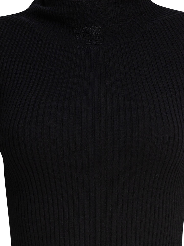 CourrèGes  Knitwear - Black | 413fed56783765f28845ee9cbb1c5e41f7a5a2f6