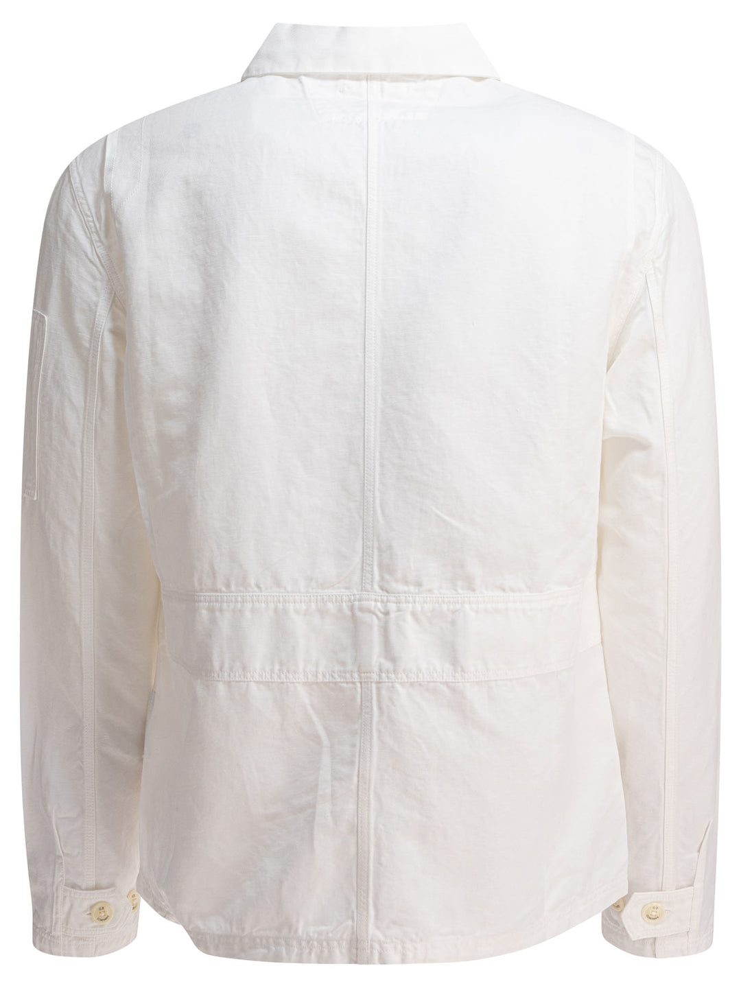 C.P. Company Cotton And Linen Overshirt Jackets and Coats - White | 946d5ffb12e4d5a66e15a1fd195c59575145931a