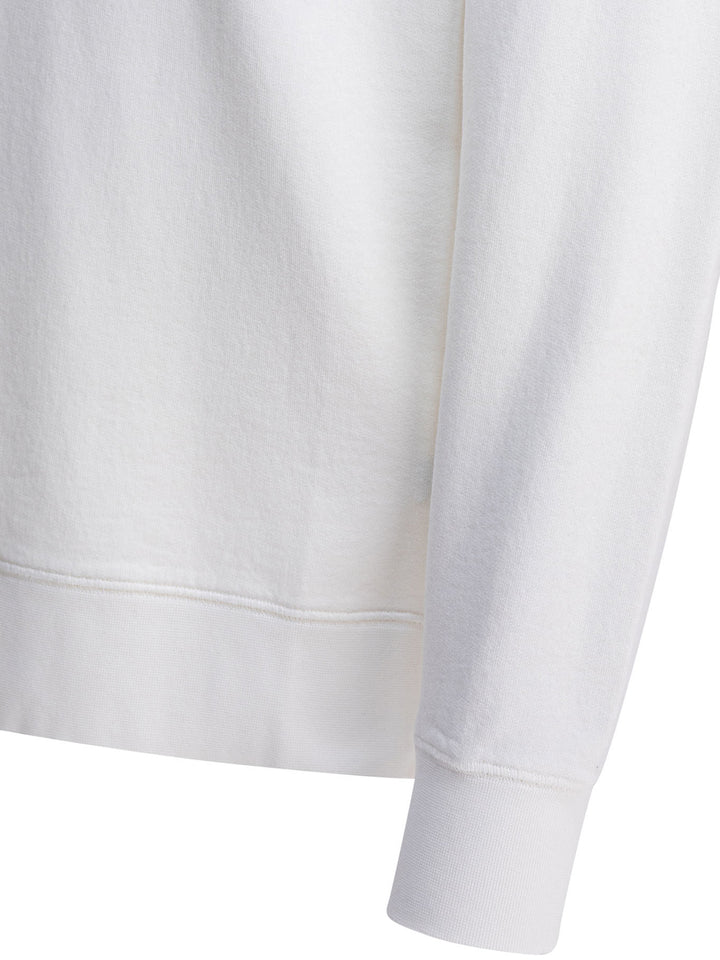 C.P. Company Crewneck Sweatshirt With Logo Sweatshirts - White | ff1cd7cdffe75f08232b9e12cfd3af9794f0cca9