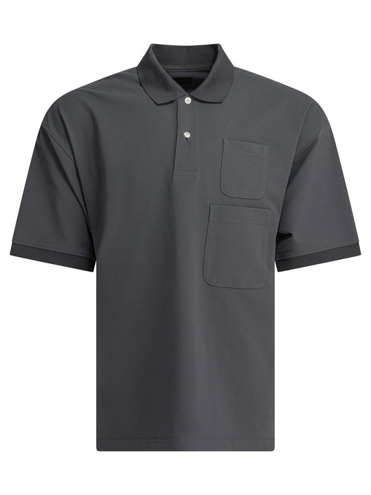 Polo Shirt With Two Pockets Polo Shirts Grey