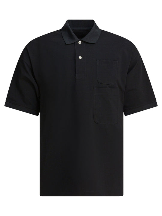 Polo Shirt With Two Pockets Polo Shirts Black