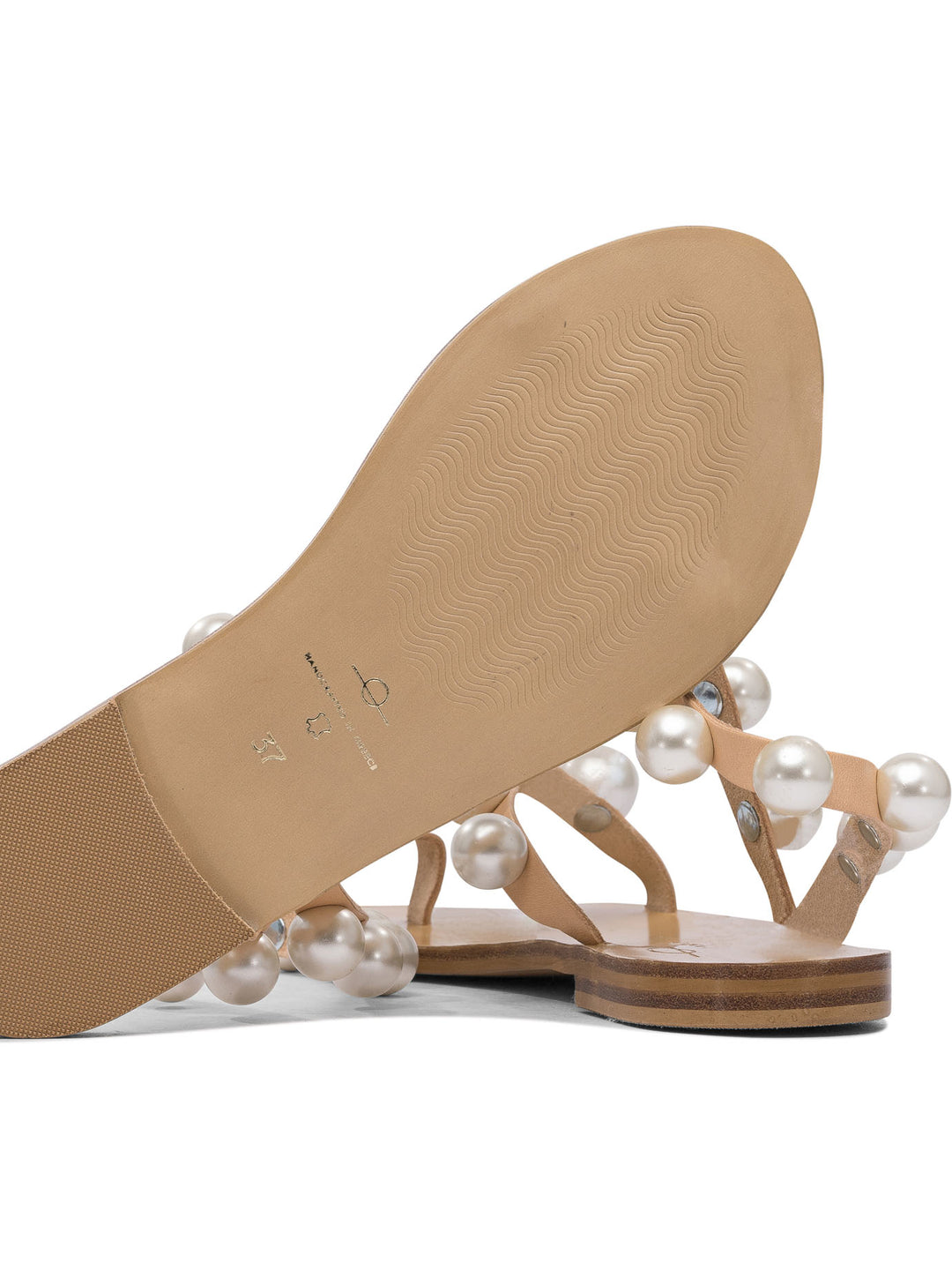 Elina Linardaki  Sandals - Beige | 3a88de8c427cba486dd2cd1f48fea95e8dfc3a66