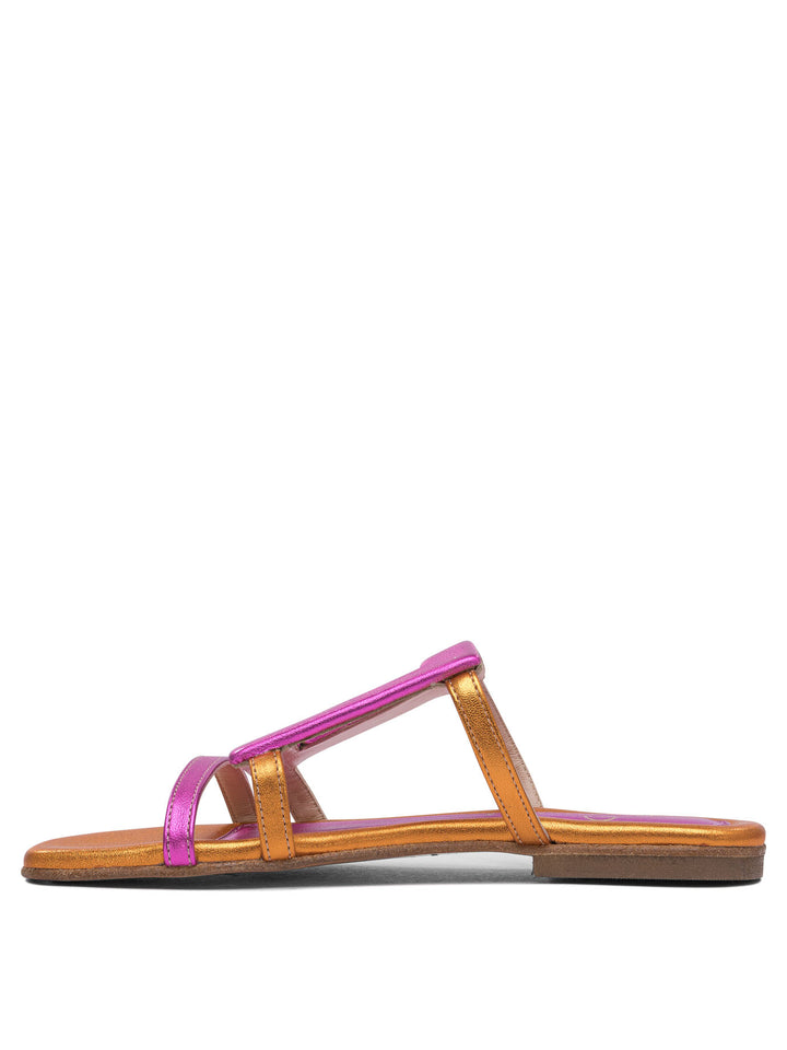 Elina Linardaki  Sandals - Orange | 005cbffde8a61a5e6cebd9fae04044e33106b4db