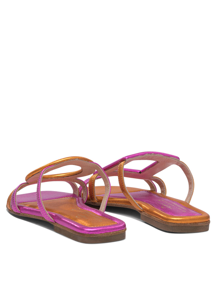 Elina Linardaki  Sandals - Orange | 700d1ebeed1ea70ffd438d4e07ff1dde33eb39bc