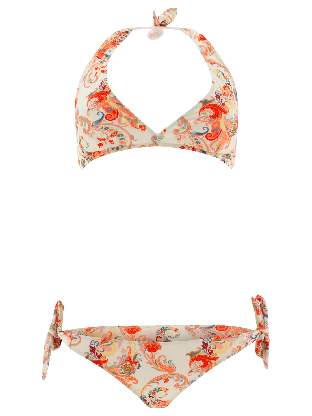 Etro Bikini With Paisley Print Swimwear - White | 762fdb0d9f4e4ef699b30d4f99b531c35a22dfdf