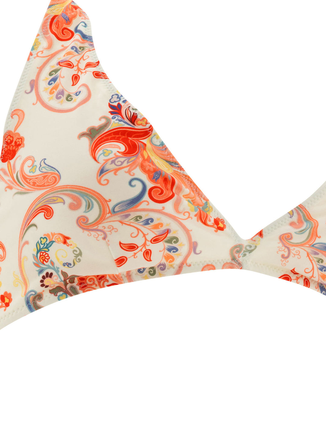 Etro Bikini With Paisley Print Swimwear - White | 7fb5379563df9586ca22493a0514822c0015a3f0