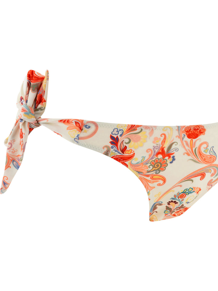 Etro Bikini With Paisley Print Swimwear - White | b8cf6bd6a775434250dabe8cf9fdd4f2015dc411