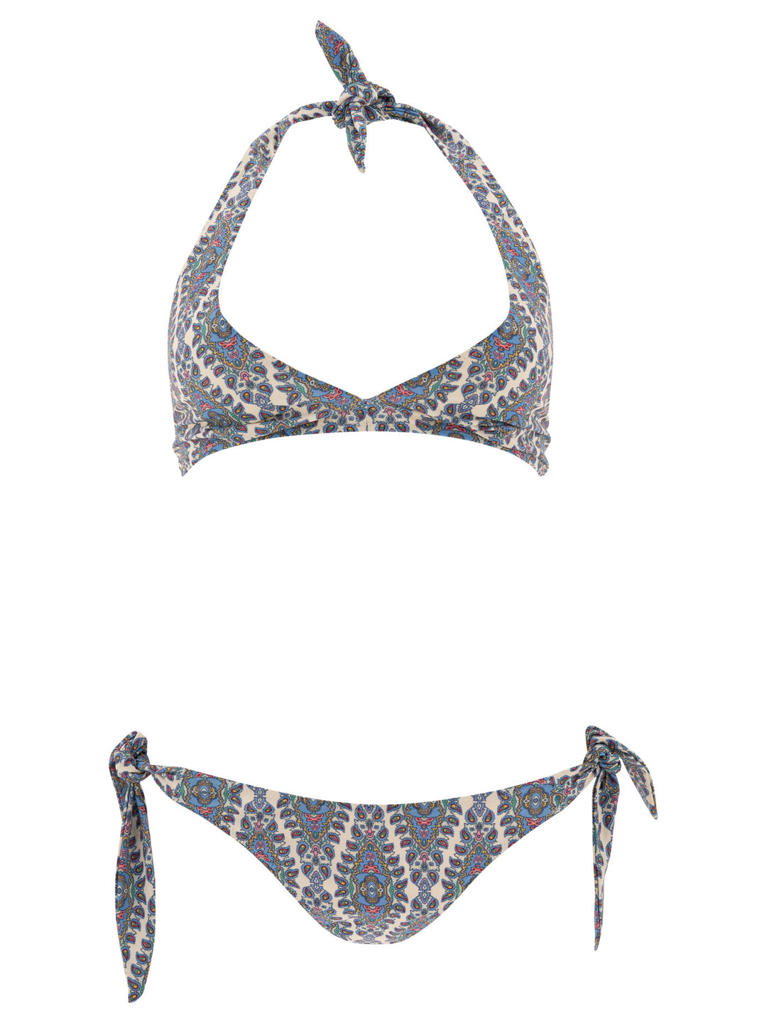 Etro Bikini With Paisley Print Swimwear - Blue | cfe1da594b70db12cbf1a41fe5a5237bc4e51c64
