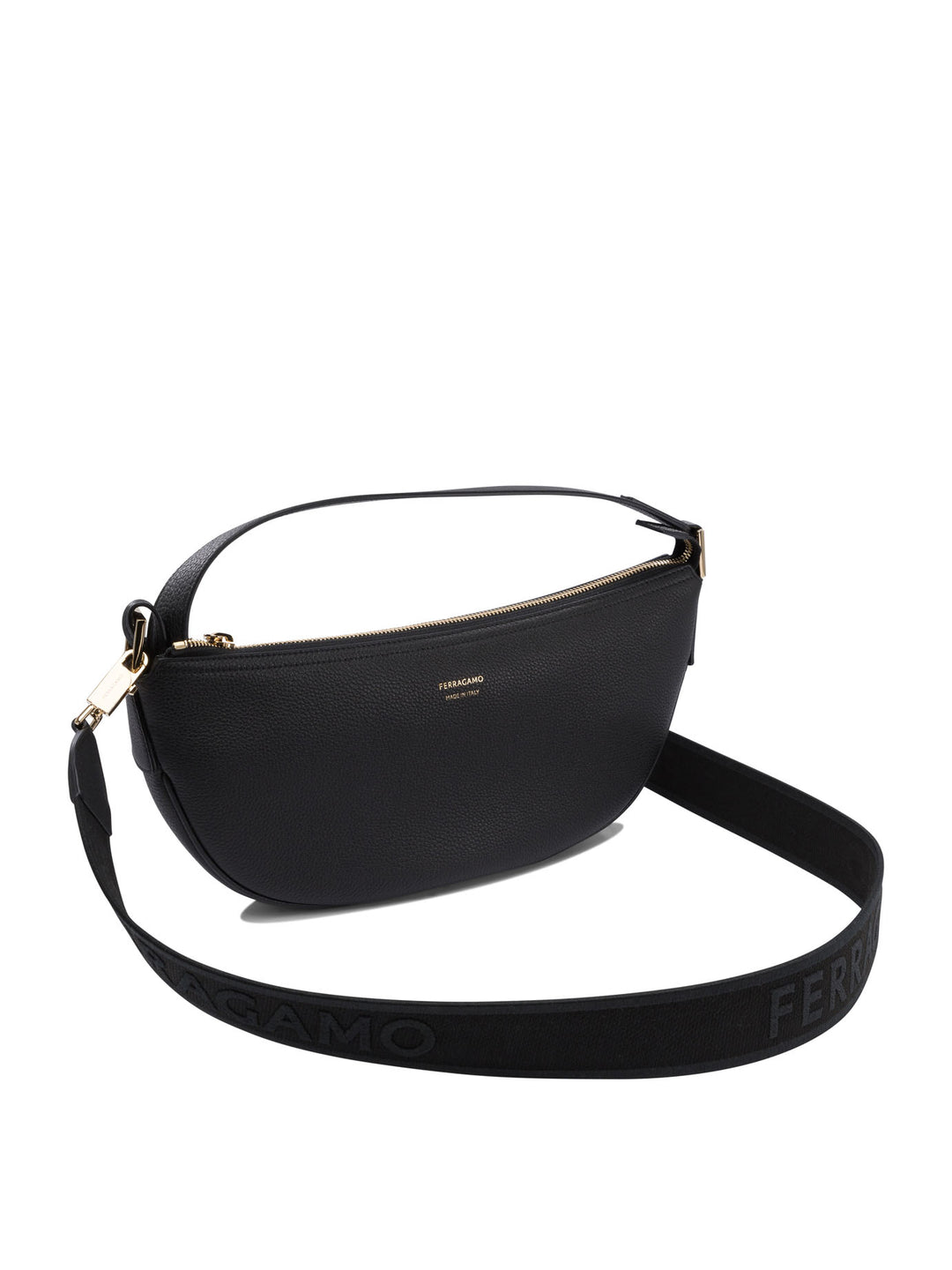 Ferragamo Smile Shoulder Bags - Black | 89361ed8bed5e079cb7afd196562139c05e964fb
