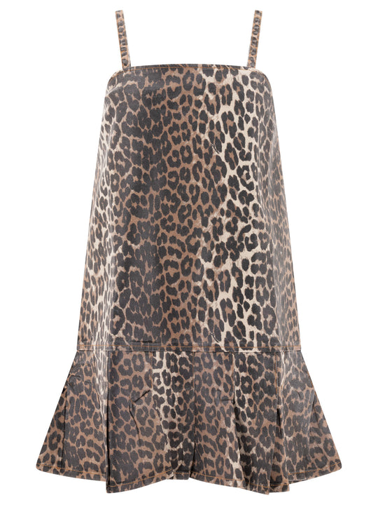 Leopard Dress Dresses Brown
