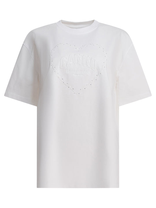 Cotton T-Shirt With Logo T-Shirts White