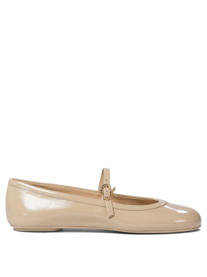 Gianvito Rossi Carla Ballerinas - Beige | 1728d25f230fc929d80ade416fded3a1746c9dfa