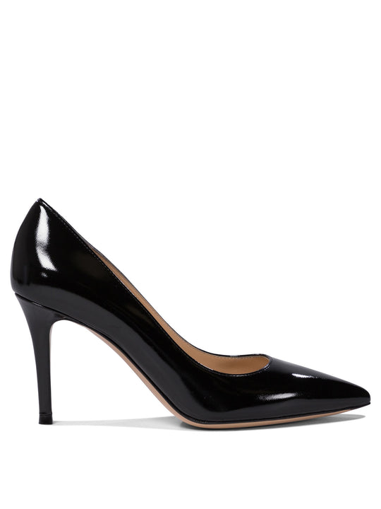 Gianvito 85 Mm Heeled Shoes Black