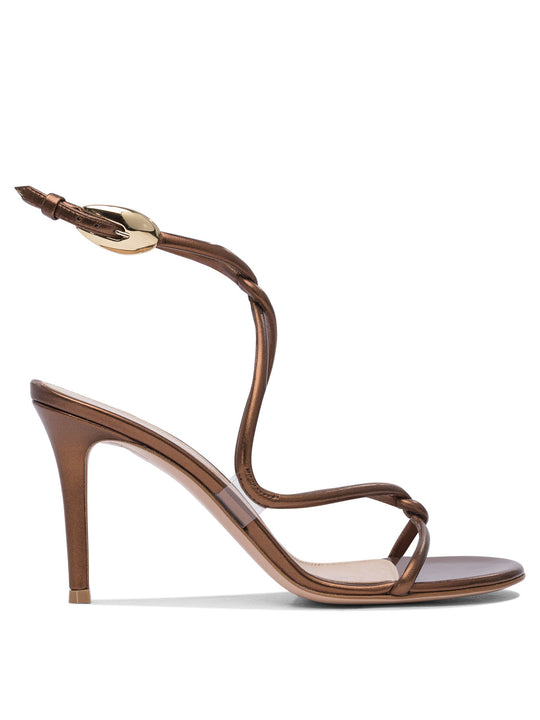 Jungle Mamba 85 Mm Sandals Bronze